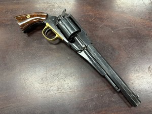 REMINGTON
NEW MODEL ARMY
44 RUSSIAN
6 SHOT
8" OCTAGONAL BARREL
EXCELLENT BORE
CLEAR MARKINGS ON TOP OF BARREL
CIVIL WAR PERIOD
POSSIBLE EARLY RE-REFURBISHMENT
#108331

VGC+ $1590