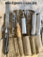 Swedish Ljungman AG42 AGM/42B rifle cleaning / spare parts kit in excellent condition no longer required. Phone 0429849007. If reply by email please forward ret