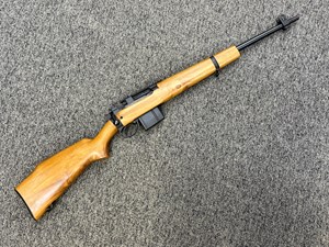 AIA
AUSTRALIAN INTERNATIONAL ARMS
M10-B1
EXPORT MODEL
308WIN
10 SHOT
DETACHABLE MAGAZINE
22 INCH BARREL
BLUED FINISH
PIC RAIL
PEEP SIGHTS
LOVELY STOCK SET
WITH CHEEK PIECE 
EXPORT GRADE MARKED ON 
RIGHT HAND SIDE OF RECEIVER
IMPORTED BY SABRE DEFENSE INDUSTRIES LLC 
NASHVILLE TN
VER