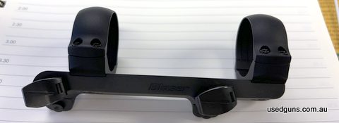 Brand new Blaser QD saddle mount with 30mm rings.