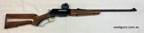 For the modern, discerning cowboy. The legendary Browning BLR Lightweight, in an easy takedown configuration topped off with a handy Bushnell red dot, this is a