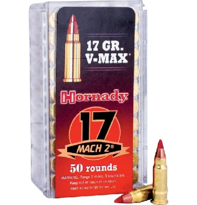 Hornady Ammo 17 Mach2 17gr V-Max 50pk Brick price $189.95