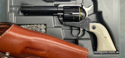 As new, limited edition Lipseys Blackhawk. Less than 50 rounds. Buyer to pay transfers.