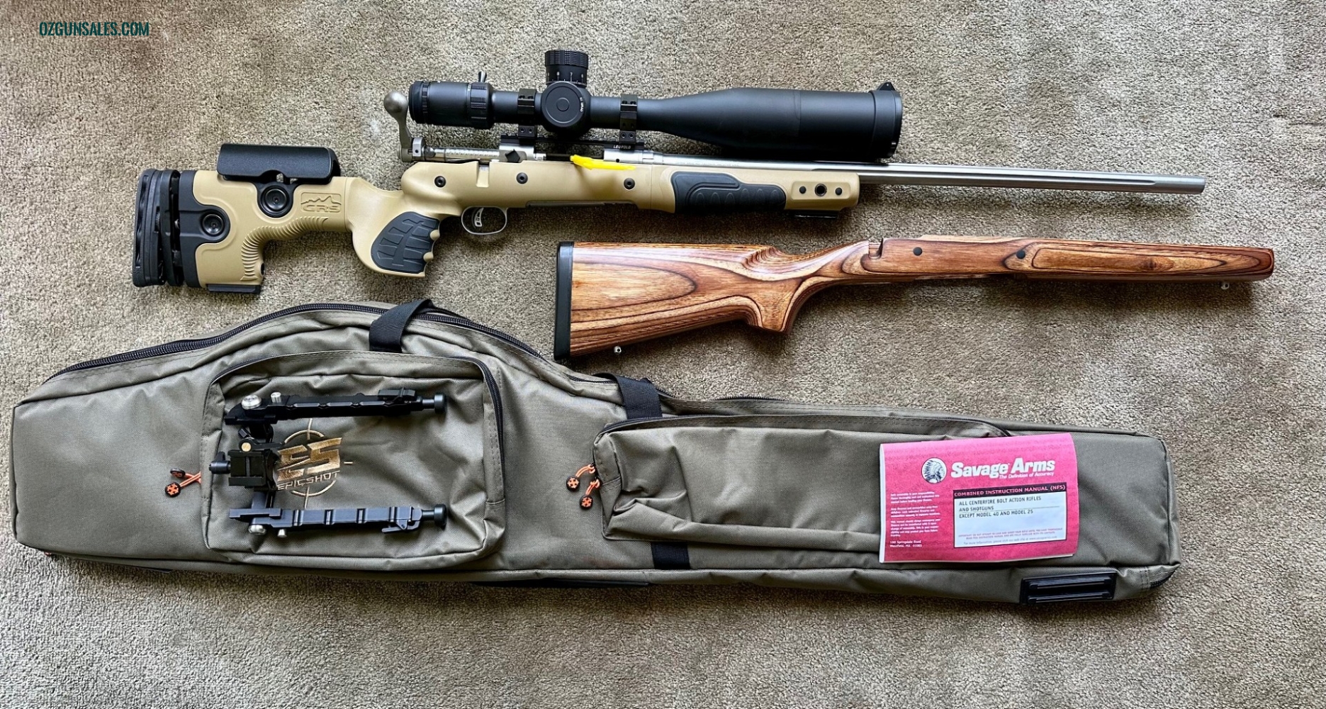 Savage 12 Varminter Low Profile 204 Ruger