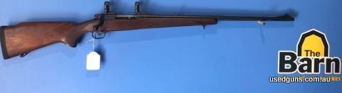 Winchester model 70 pre 64 in 6.5x55. Has been rebarreled with original barrel profile barrel & factory sights. Barrel is IBI Match Stainless barrel. Has been c