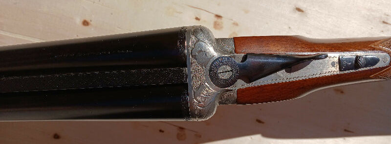 Purchased as an unfired gun in its original cardboard box for my wife.  Has had a maximum of 100 12g shells through it - my wife is sticking to her under over. 