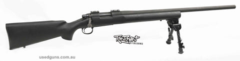 Remington 700 heavy barrel , low round count comes with COPP bipod as per pictures. Overnight airfreight form WA can be arranged to a dealer of your choice