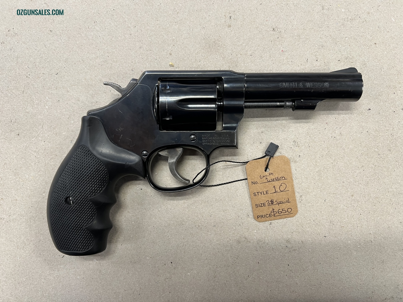 Smith & Wesson Model 10 Revolver 38 Special