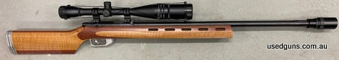 Anschutz 1913 Super Match rifle. This rifle has been bedded into a custom stock and has a Left Handed bolt action - perfect for benchrest shooting. Included wit