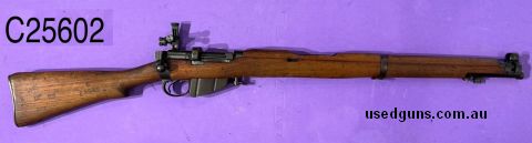 Nice Lithgow 1941 target rifle with central peep sight, matching numbers , excellent heavy barrel, buyer to pay post and transfer