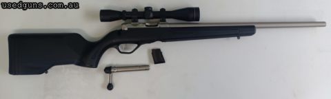 Lithgow LA101 Crossover, 22LR, Stainless steel barrel, Synthetic Stock. Only used for range shooting. Well looked after and comes with 5 Round Mag, Leupold 3-9x