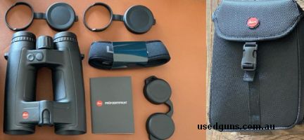 Near new used on two hunting trips always kept in binocular harness bag, great glass and fast ranger finder. Reason for sale that i do not have the time to hunt