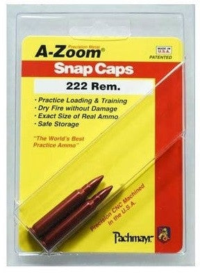 A-ZOOM .222 SNAP CAPS