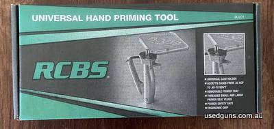RCBS Universal Handpriming tool Used twice Doesnt require specific shell holders Postage included