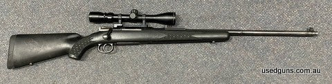Good condition Carl Gustaf in 6.5x55. Has a Tasco World Class 3-9x40 scope mounted. Barrel and action in very good condition. $65 freight to your dealer Austral