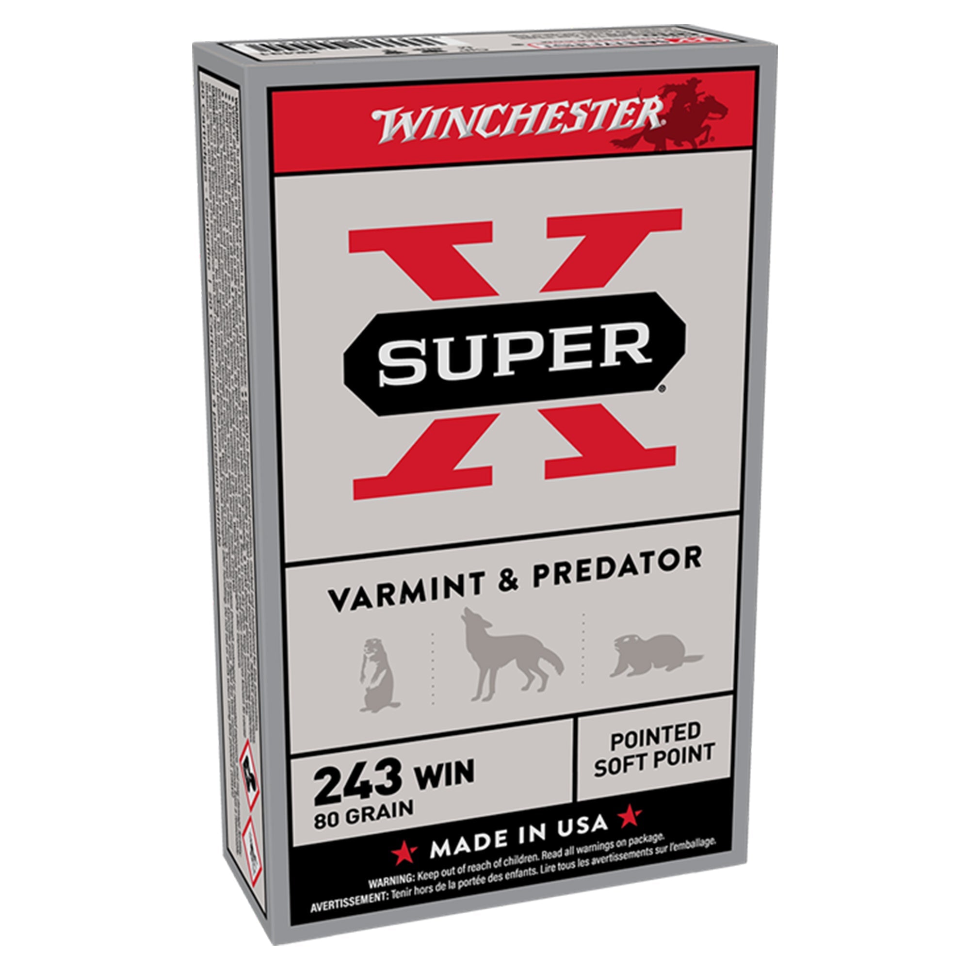Super X 243Win 80gr PSP