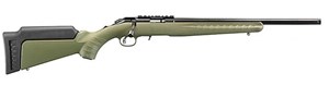 RUGER
08335
AMERICAN RIMFIRE ODG
22WMR
9 SHOT
18" MEDIUM VT BARREL
BLUED FINISH
THREADED MUZZLE
PIC RAIL
TACTICAL BOLT HANDLE 
OD GREEN SYNTHETIC STOCK

NEW $765