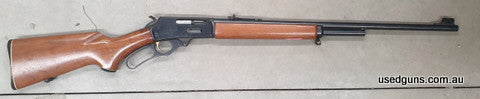 Clasic JM stamped Marlin lever action rifle in the also classic 30-30. Good overall condition with the usual bumps and small scratches from use.