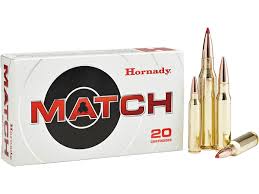 HORNADY 6.5CM 147GN ELD MATCH 20 PACK