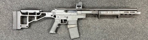 Taipan X in very good condition. ZeroTech Thrive HD Red Dot. 2 magazines with Fox Operator coupler. Rilfle fitted with Fox Operator bolt handle. Comes with orig