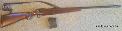 Selling a Bolt action Mossberg 395k in good condition. Custom made 4 rnd mag. Buyer to pay postage.