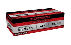 WINCHESTER
WSP
SMALL PISTOL PRIMERS

SPECIAL
$169 /PER 1000
