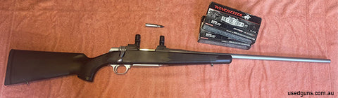 Comes with Leopold Rings and 2 boxes of Winchester Accubond 200grain ammunition. Great gun for hunting Sambar.