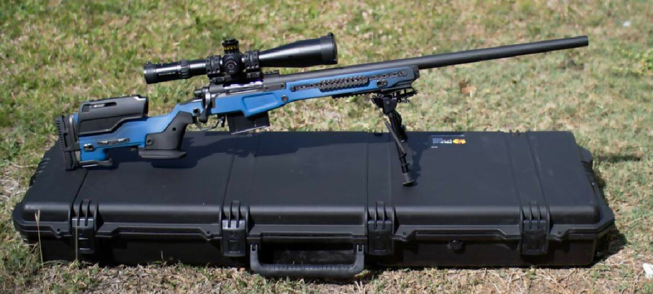 Custom rifle built by Keith Hills Gun Smith in 2015
