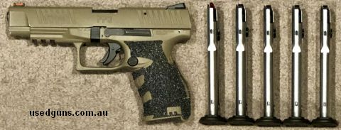 Stellar 22LR striker fired pistol. Accurate and reliable. Shoots whatever ammo I put through it. Comes with 5x Factory magazines and hard case with all manuals 