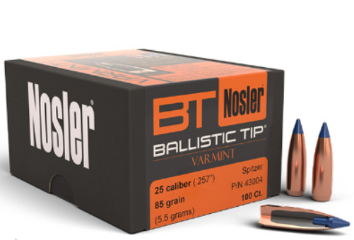 NOSLER 257 BALLISTIC TIP