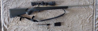 Tikka T3X Lite 223 Stainless Steel Left Handed Scope Leupold VX-1 3-9x40mm Burris Medium 1‚Äö√Ñ√∂‚àö√ë‚àöœÄ Scope Rings Shots Fired Through- Under 120 Rifle use