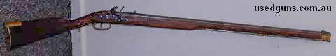 CVA Spanish Kentucky flintlock muzzle loader. Has ramrod, good entry level muzzle loader for those looking to get their start in black powder. More images avail