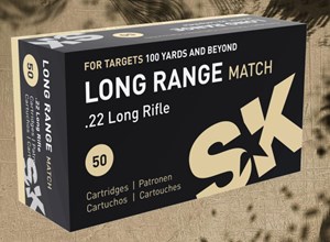 SK 
SK420158
LONG RANGE MATCH 
22LR 40GR 
1106FPS
AMMUNITION 

$18.90 /PER 50
$170.10 /PER 500
$1529 /PER 5000