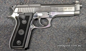 A Taurus PT99 ATS in 9mm in very good condition. This pistol comes with one magazine. No significant marks on the metal work. $30 freight to your dealer Austral