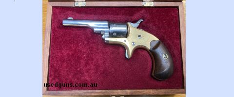Colt 22 open top pocket pistol made in 1876 in very good condition. plus post