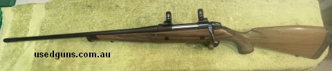Has sako 30mm optilock rings Muzzle brake,  Limbsaver recoil pad.  Postage included all states except WA