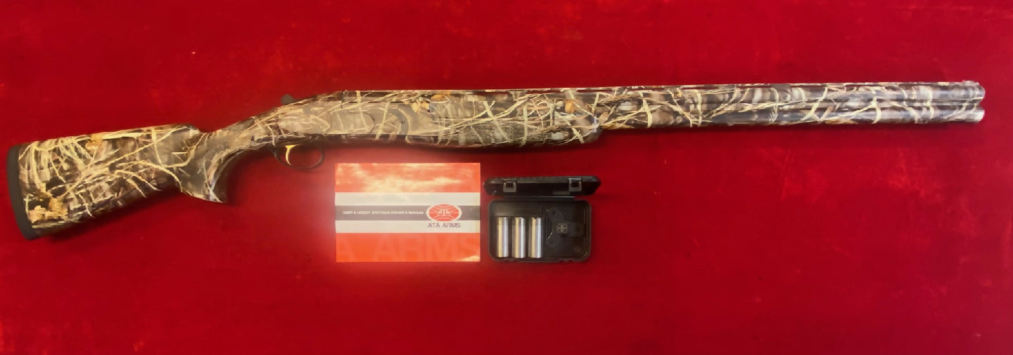 ATA ARMS 686S CAMO Under/Over 12GA 30 Inch Shotgun 5 Mobile Chokes Cased