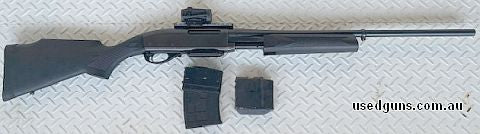 Picatinny rail, Holosun red dot with reticle. 10 shot Lucky 13 mag, 10 shot KKK mag. Sling swivel points