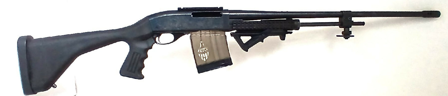 Remington 7600 270 Win two Eagle 10 round magazines ( plastic) Muzzle break Weaver style scope rail plus extra Picatinny rails on the slide for accessories. Ple