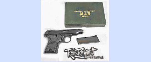 Cased MAB model C in 32 acp , in really good nick, part of a deceased estate, Overnight Airfreight to a dealer of your choice can be arranged