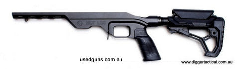 New MDT LSS chassis to suit either Remington 700. Suit 222, 223, 243, 308 calibre. Use any mil-spec buffer tube & stock. Note MDT pistol grip is included in kit