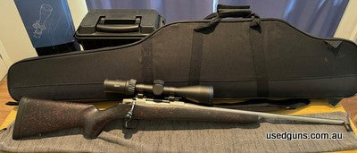 Tikka T3x Stainless - 25-06 Calibre, Meopta Optika 6: 3-18x56 SFP Scope, Leupold PWR2 rings and bases, Bell & Carson Stock, Waters RIfleman metal trigger guard 