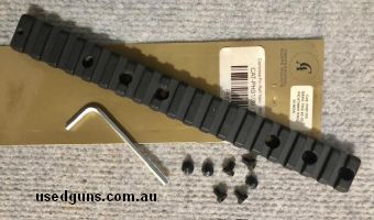 Contessa Sako TRG 42-22 Picatinny rail 30 MOA. Quality steel rail base made in Italy for this model Sako rifle. Phone 0429849007. If reply by email please forwa