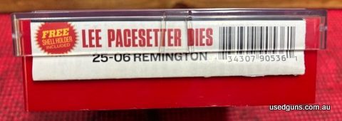 Lee 25-06 Pacesetter die set and Quick Trim die - as new . Free postage except W.A.