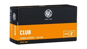 RWS
2132885
CLUB
22LR, 40GR, LRN
AMMUNITION

$16.90 /PER 50
$152.10 /PER 500