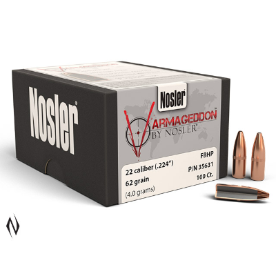 NOSLER 224 62GR HP VARMAGEDDON 100PK
