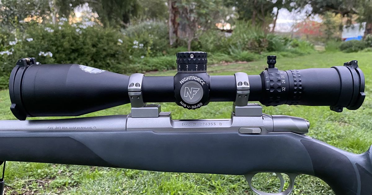Nightforce NX8 4-32x50 F2 MIL-CF2D reticle