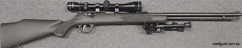 Marlin 81ITS in Very Good Condition. Bore is shiny and rifling is strong. Comes with a TASCO 3-9x40 and a bipod. Minor external blemishes on the stock and actio