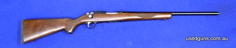 Timber stock, blue sporter, detachable magazine, new