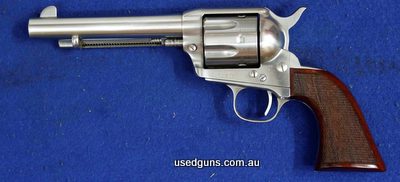 As new Uberti 1873, stainless with timber gribs